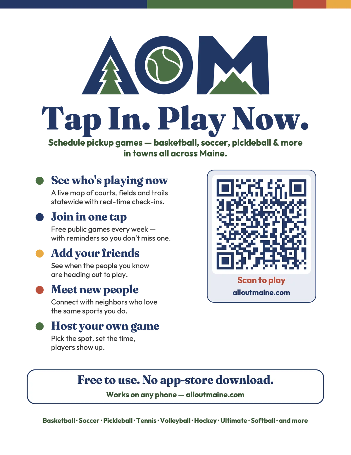 AllOutMaine statewide flyer